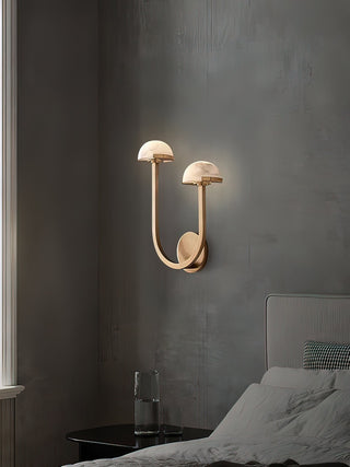Vitalira Applique Murale Double en Albâtre
