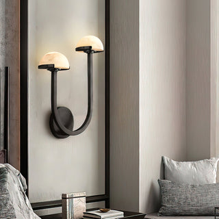 Vitalira Applique Murale Double en Albâtre
