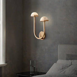 Vitalira Applique Murale Double en Albâtre