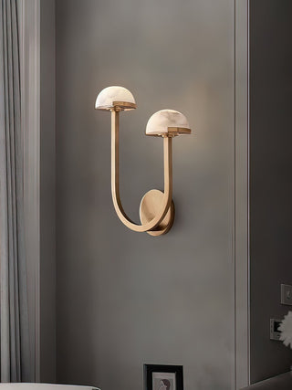 Vitalira Applique Murale Double en Albâtre