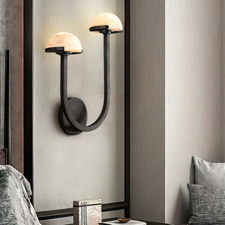 Vitalira Applique Murale Double en Albâtre