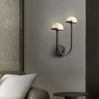 Vitalira Applique Murale Double en Albâtre