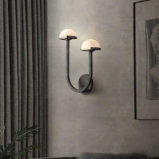 Vitalira Applique Murale Double en Albâtre