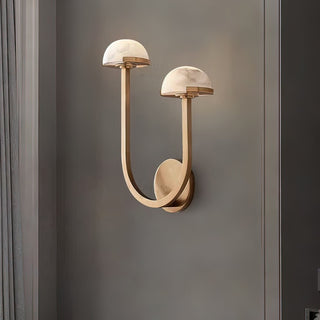 Vitalira Applique Murale Double en Albâtre