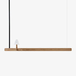 Lustra Lustre en Bois Minimaliste Moderne