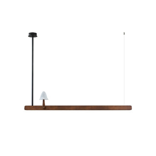 Lustra Lustre en Bois Minimaliste Moderne