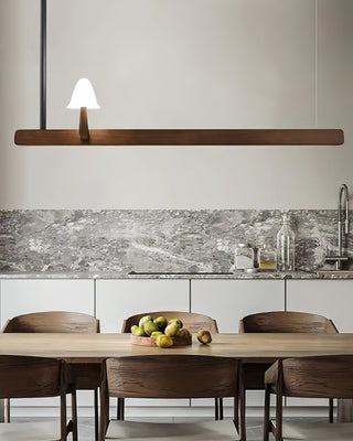 Lustra Lustre en Bois Minimaliste Moderne