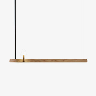 Lustra Lustre en Bois Minimaliste Moderne