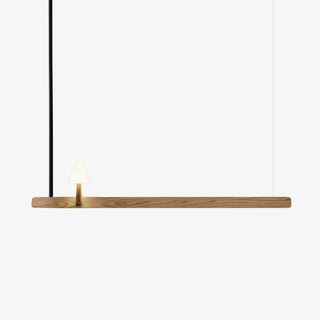 Lustra Lustre en Bois Minimaliste Moderne