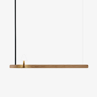 Lustra Lustre en Bois Minimaliste Moderne