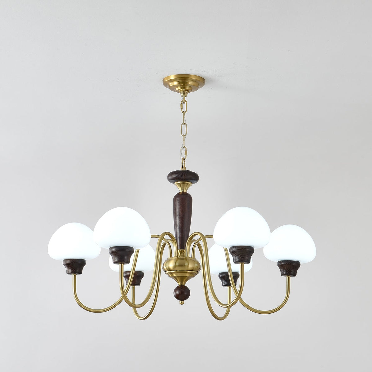 Iselise Lustre Laiton Bois Champignon Classique