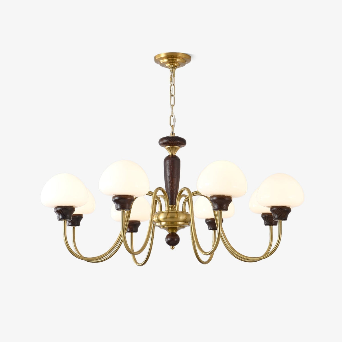 Iselise Lustre Laiton Bois Champignon Classique