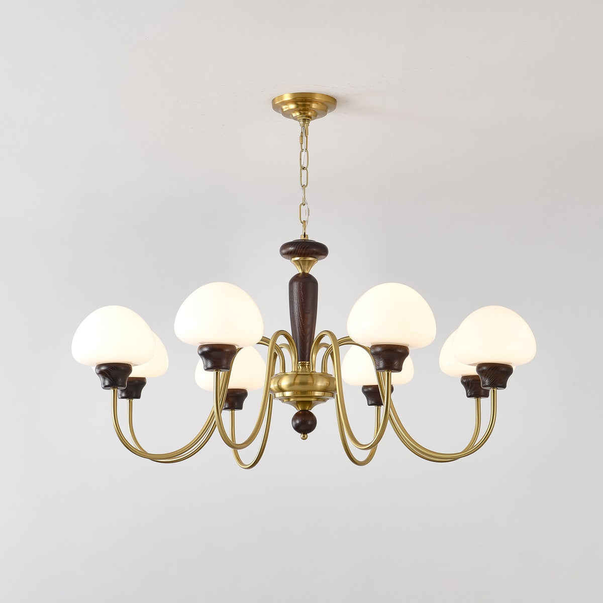 Iselise Lustre Laiton Bois Champignon Classique