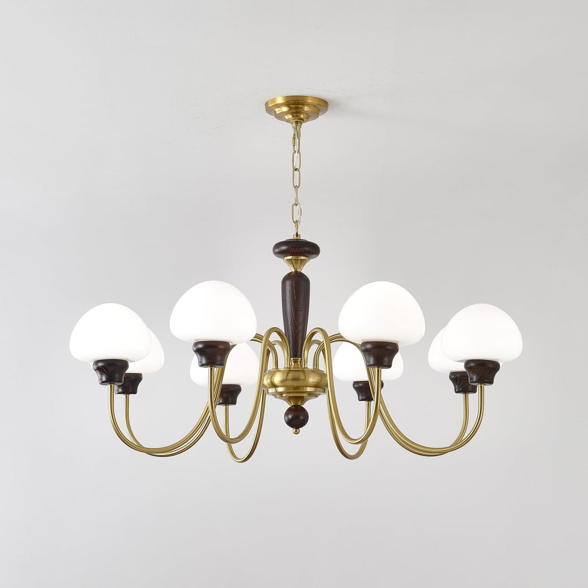 Iselise Lustre Laiton Bois Champignon Classique