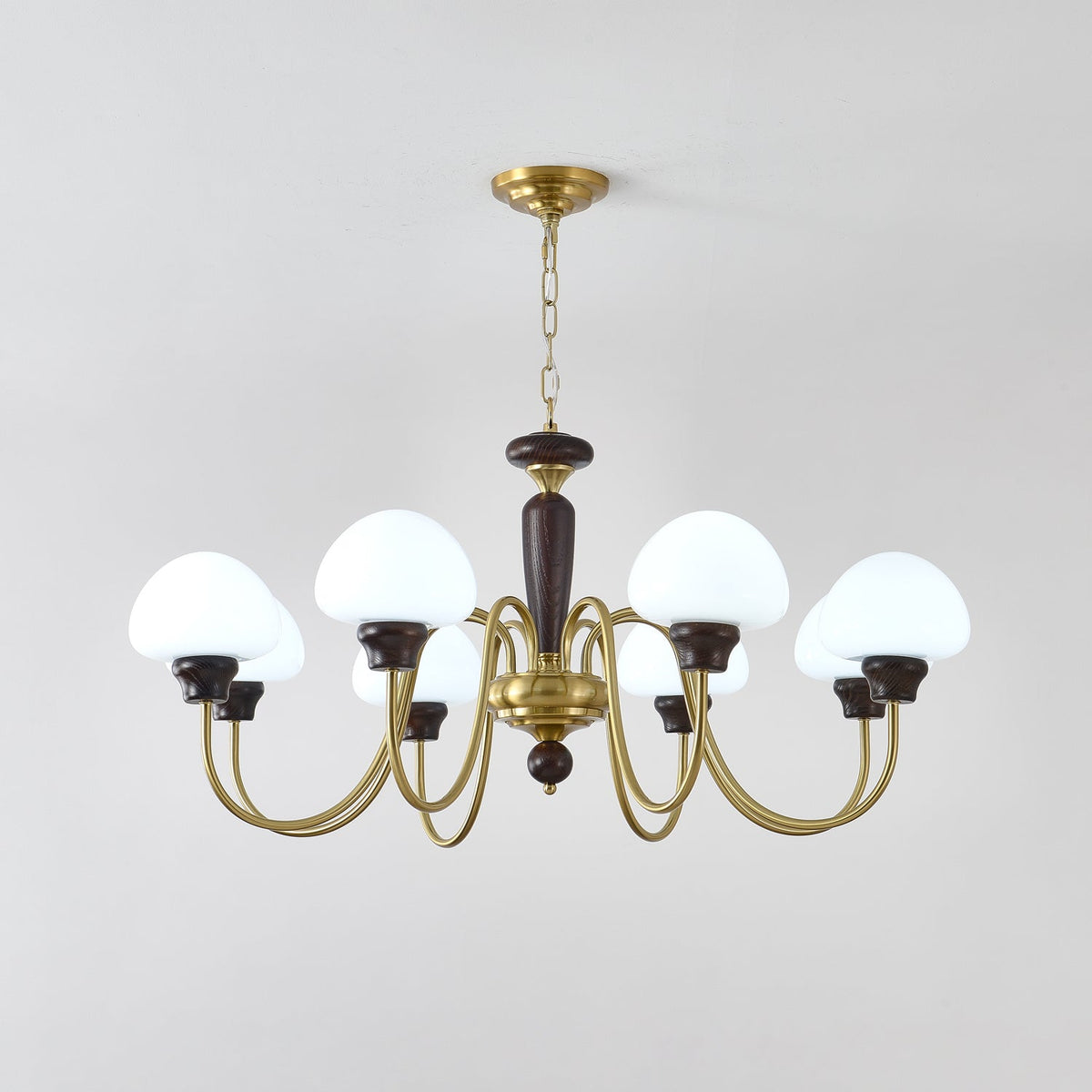 Iselise Lustre Laiton Bois Champignon Classique
