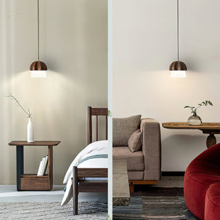 Lustra Suspension Champignon Cluster Bois & Verre