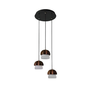 Lustra Suspension Champignon Cluster Bois & Verre