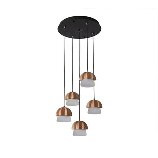 Lustra Suspension Champignon Cluster Bois & Verre