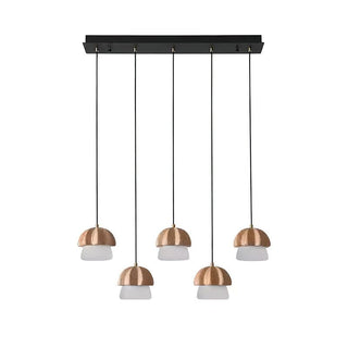Lustra Suspension Champignon Cluster Bois & Verre