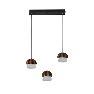 Lustra Suspension Champignon Cluster Bois & Verre