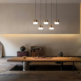 Lustra Suspension Champignon Cluster Bois & Verre