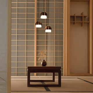 Lustra Suspension Champignon Cluster Bois & Verre