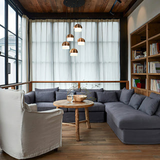Lustra Suspension Champignon Cluster Bois & Verre