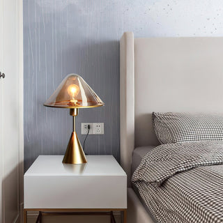 Mushroom Contemporary Table Lamp-Neutral Decor