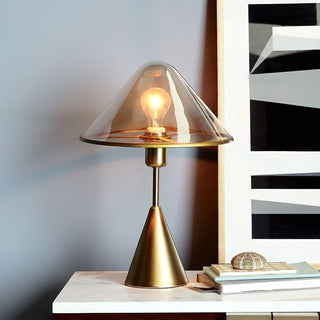 Mushroom Contemporary Table Lamp-Neutral Decor