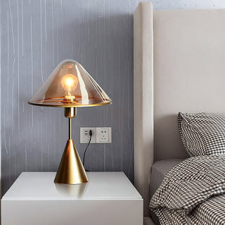 Mushroom Contemporary Table Lamp-Neutral Decor