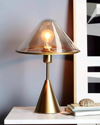 Mushroom Contemporary Table Lamp-Neutral Decor