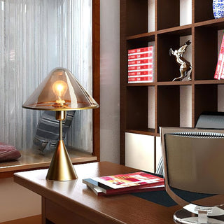 Mushroom Contemporary Table Lamp-Neutral Decor