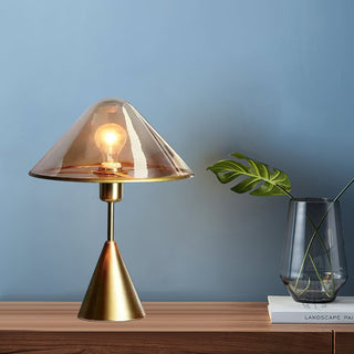 Mushroom Contemporary Table Lamp-Neutral Decor
