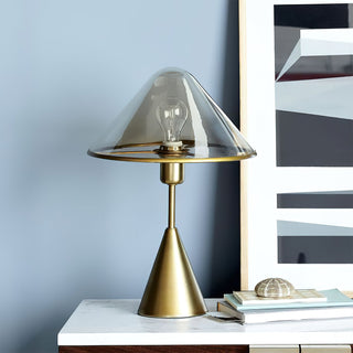 Mushroom Contemporary Table Lamp-Neutral Decor