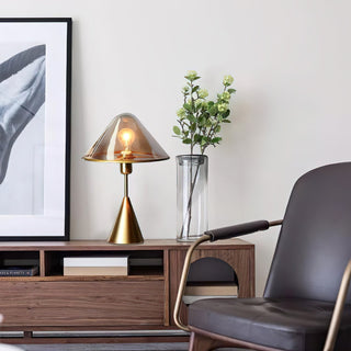 Mushroom Contemporary Table Lamp-Neutral Decor