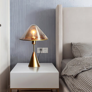 Mushroom Contemporary Table Lamp-Neutral Decor