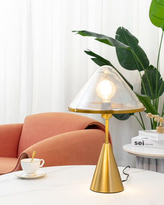 Mushroom Contemporary Table Lamp-Neutral Decor