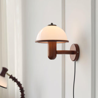 Lustra Applique Murale Champignon en Bois