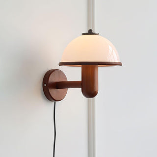 Lustra Applique Murale Champignon Bois de Chêne