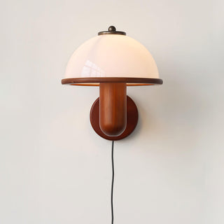 Lustra Applique Murale Champignon Bois de Chêne