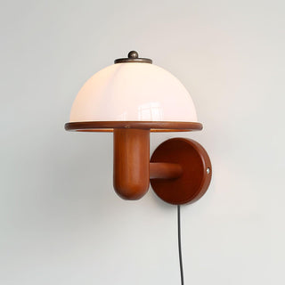 Lustra Applique Murale Champignon Bois de Chêne
