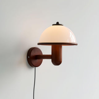 Lustra Applique Murale Champignon en Bois