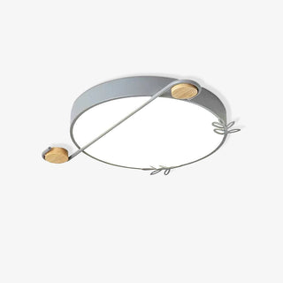 Evzorira Lampe Plafonnier Ronde Art Note Musicale