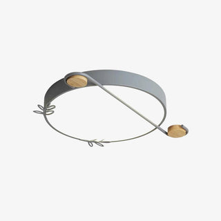 Evzorira Lampe Plafonnier Ronde Art Note Musicale