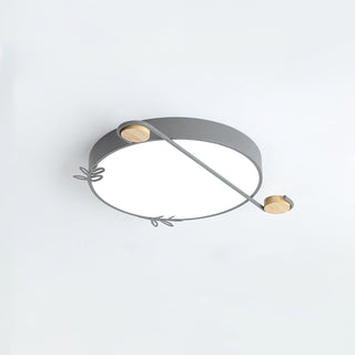 Evzorira Lampe Plafonnier Ronde Art Note Musicale