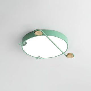 Evzorira Lampe Plafonnier Ronde Art Note Musicale