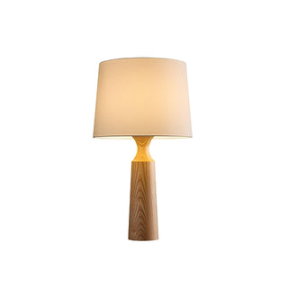 Harry Contemporary Wood Table Lamp-Neutral Decor