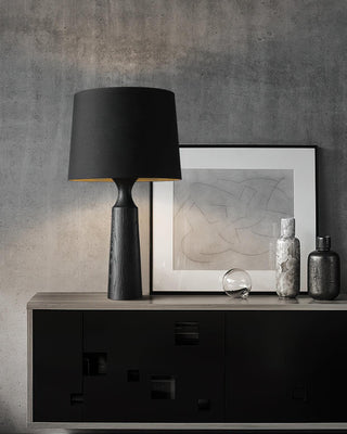 Harry Contemporary Wood Table Lamp-Neutral Decor