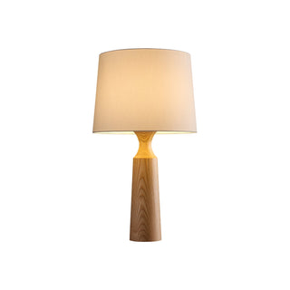 Harry Contemporary Wood Table Lamp-Neutral Decor
