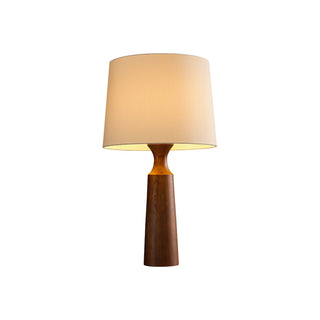 Harry Contemporary Wood Table Lamp-Neutral Decor